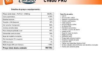 CARADO, CV600 PRO cheio