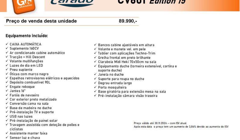 CARADO, CV601  Edition15 cheio