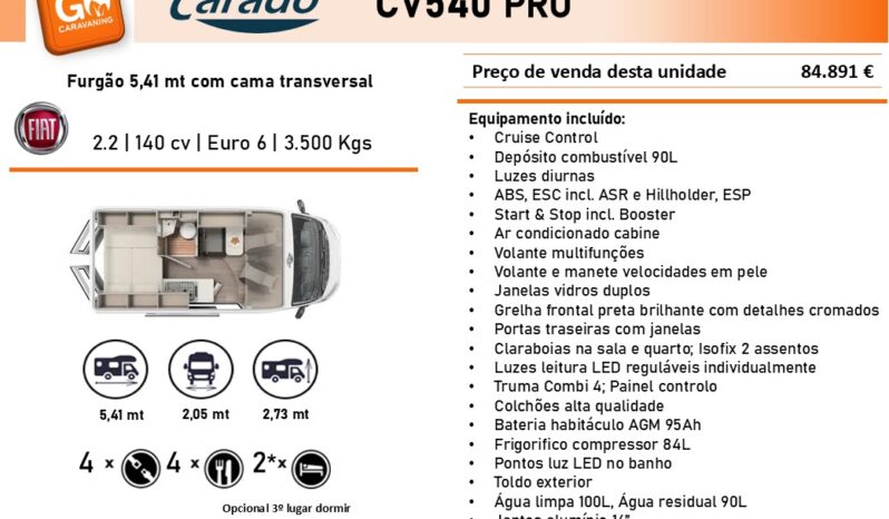 CARADO, CV540 PRO cheio