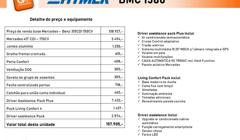 HYMER, BMC-i 580 cheio