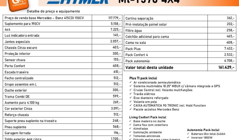 HYMER, MLT 570 4×4 cheio