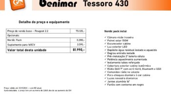 BENIMAR, Tessoro 430 cheio