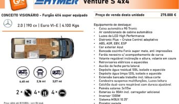 HYMERCAR, Venture S 4×4 cheio