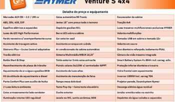 HYMERCAR, Venture S 4×4 cheio