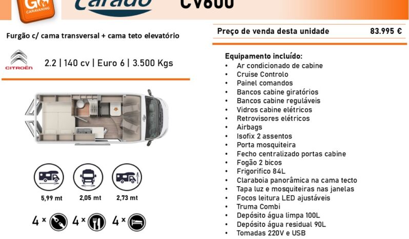 CARADO, CV600 cheio