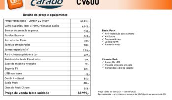 CARADO, CV600 cheio