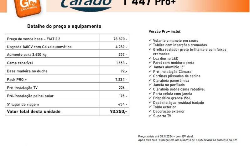 CARADO, T447 cheio