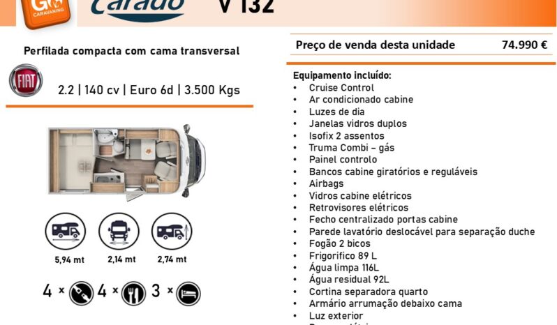 CARADO, V132 cheio