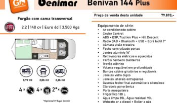 BENIMAR, Benivan 144 Plus cheio