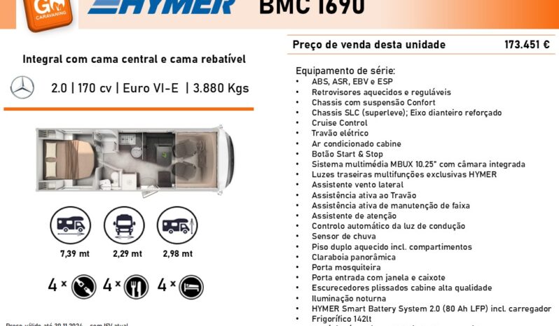 HYMER, BMC-i 690 cheio