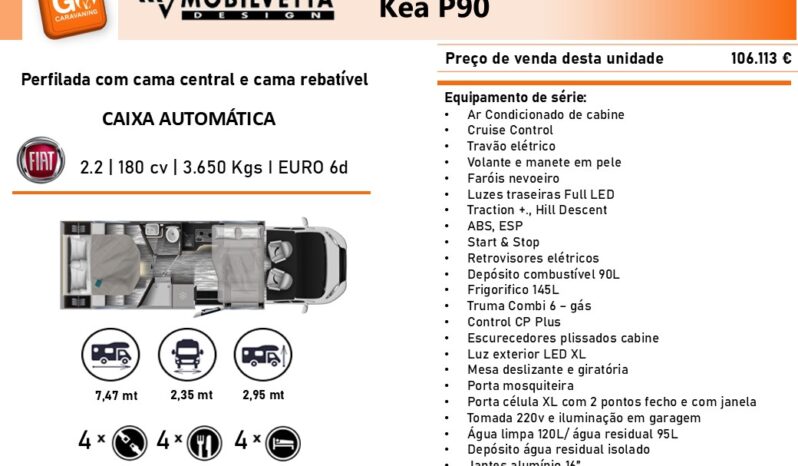 MOBILVETTA, Kea P90 cheio