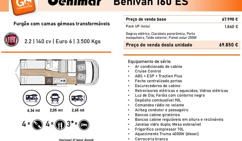 BENIMAR, Benivan 160 ES cheio