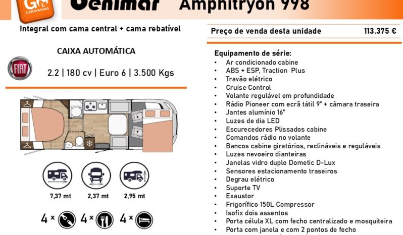 BENIMAR, Amphitryon 998 cheio